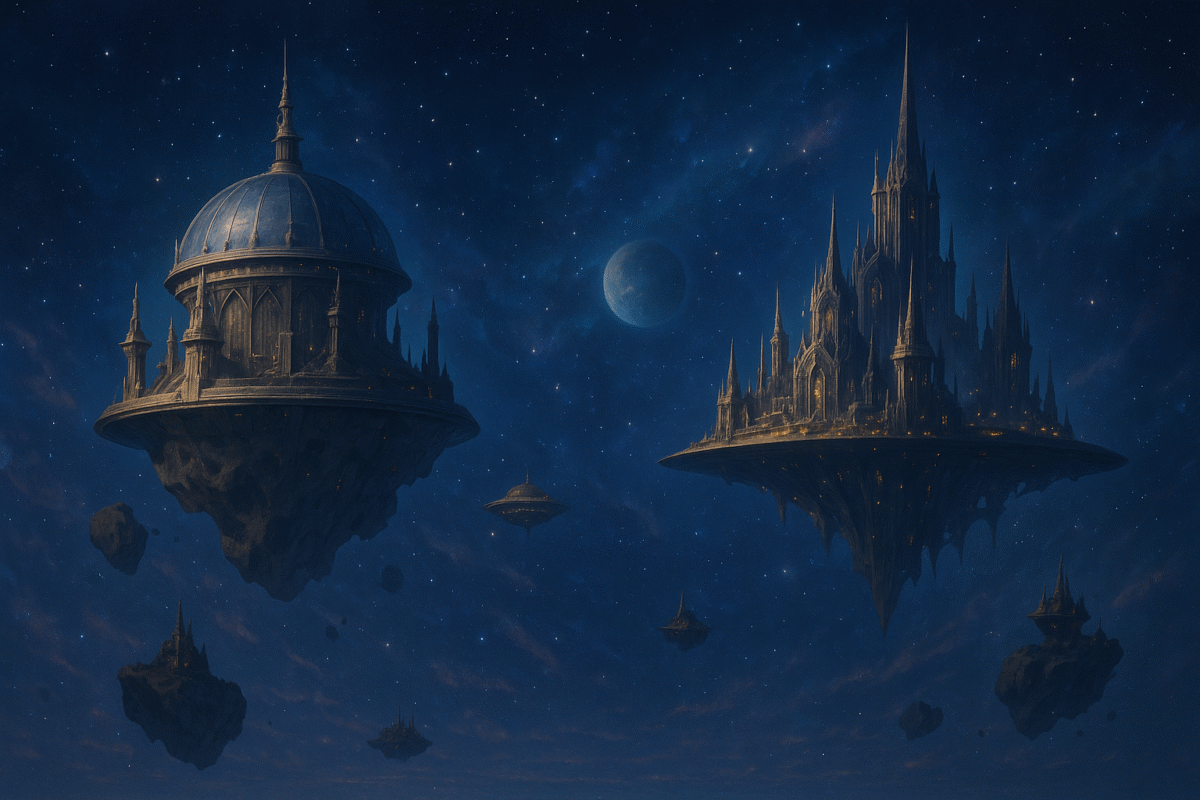 Constructing Space Stations and Celestial Cities