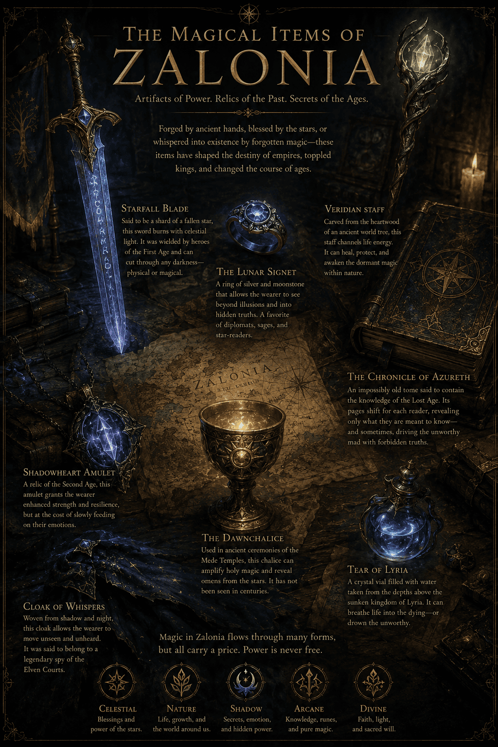 Magical Items of Zalonia